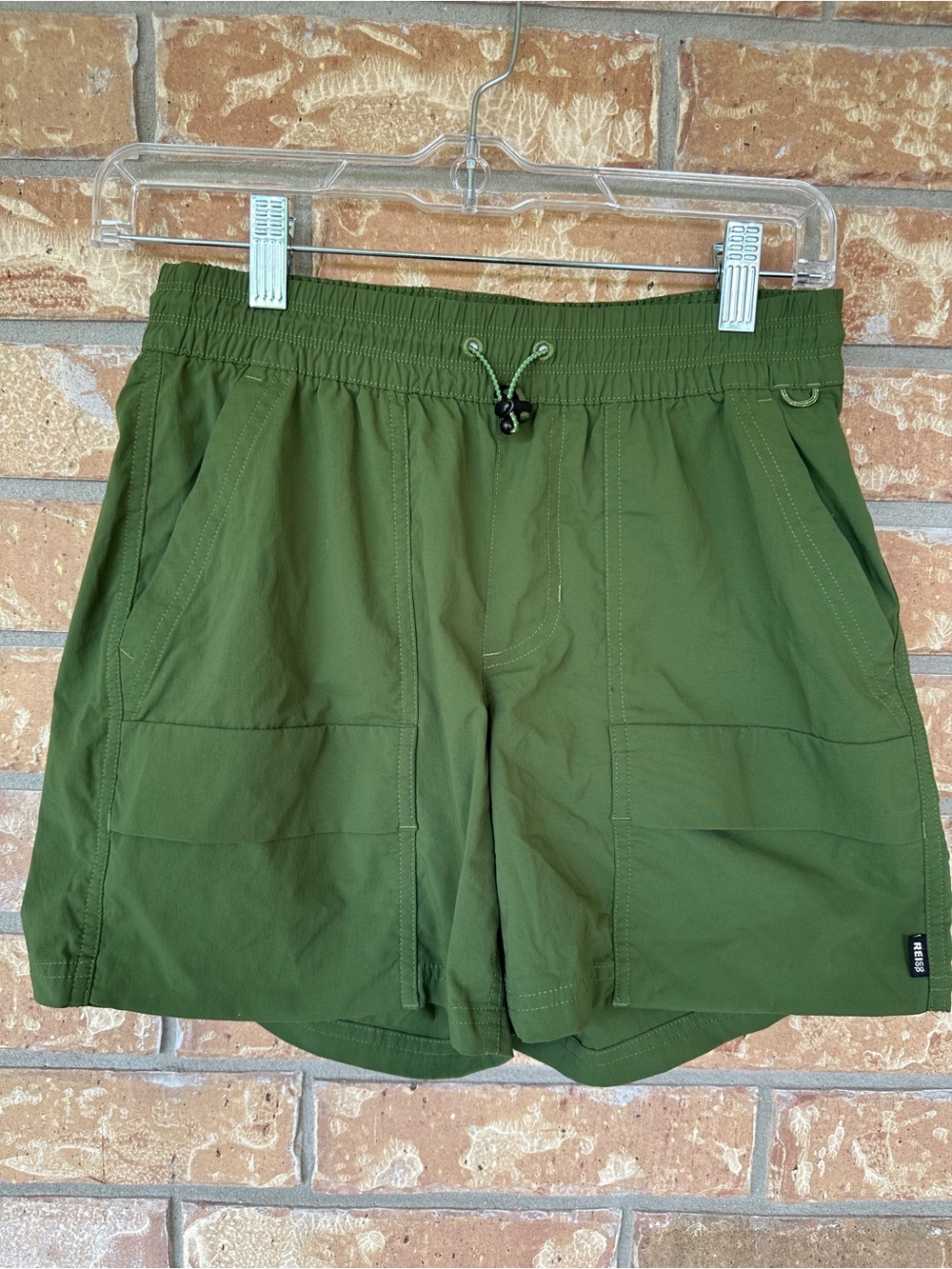 REI Co-Op Olive Green Cargo Hiking Shorts Women XSmall